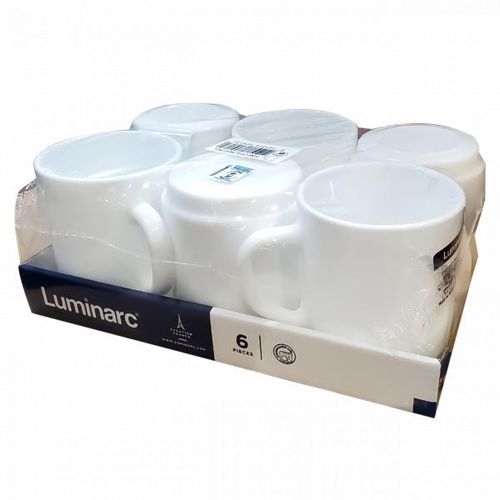 Original Luminarc Temp Opal Mugs (Set of 6 - 29cl)