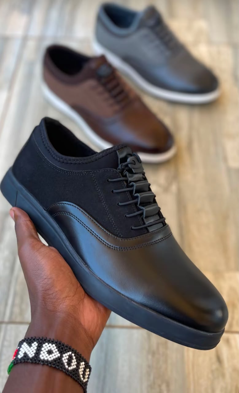 Berluti Men's Leather-Suede Casual Sneakers