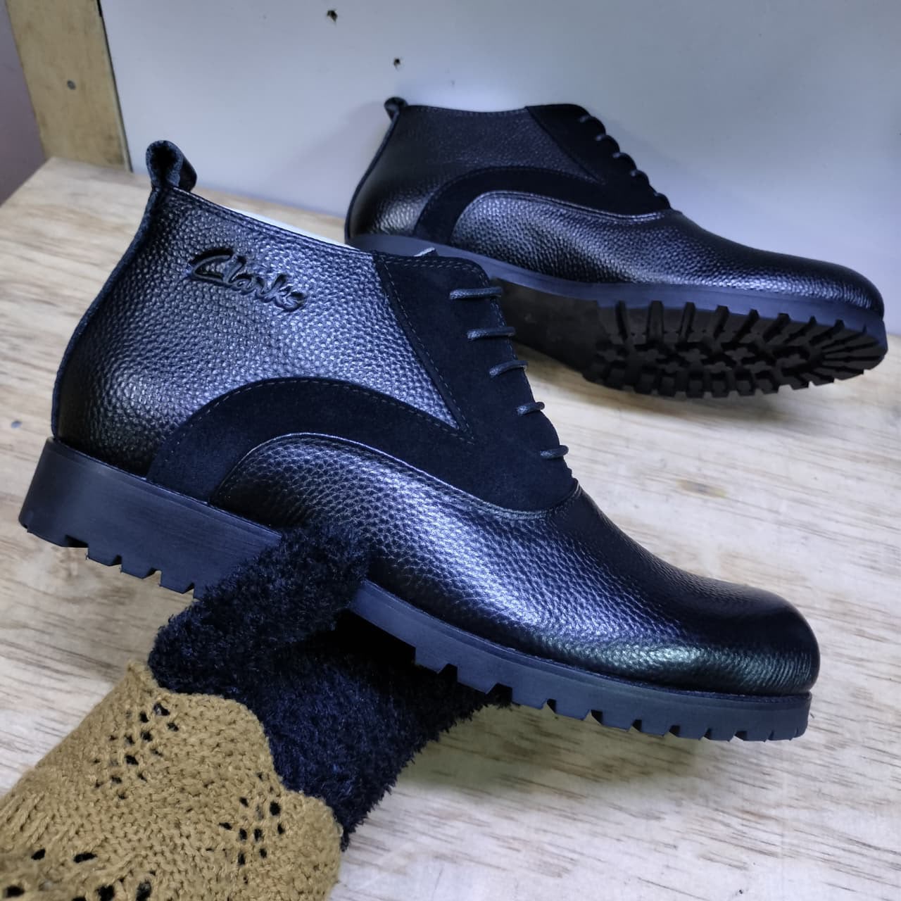 Clarks Men's Leather Ankle Boots