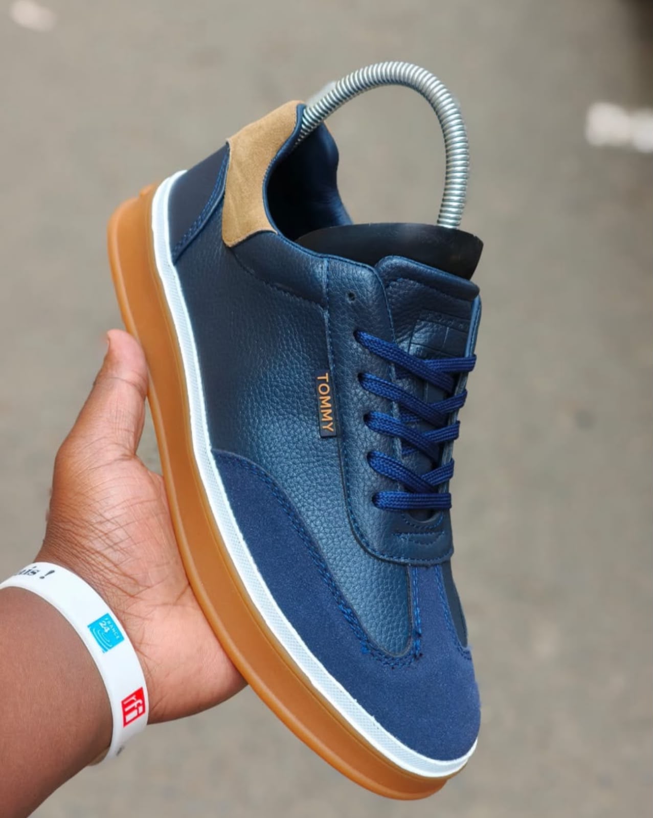 Tommy Hilfiger Men's Casual Leather Sneakers