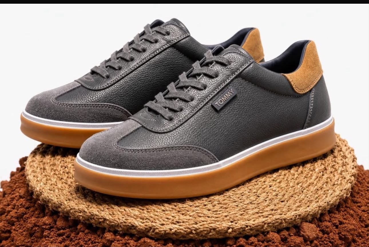Tommy Hilfiger Men's Casual Leather Sneakers