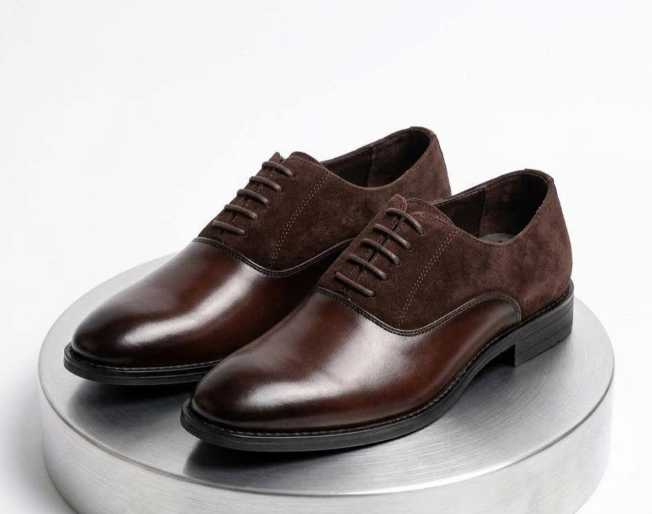 Men's Textured Leather Official Oxford Shoes
