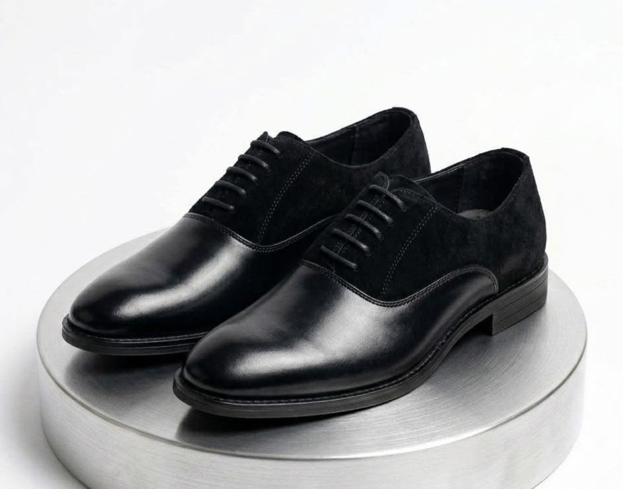 Men's Textured Leather Official Oxford Shoes